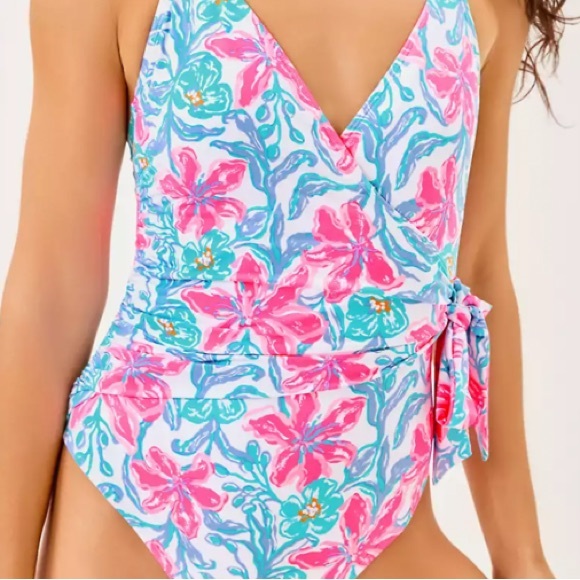 🏖️Beachbound🏖️ NWT Lilly Pulitzer One Piece Swimsuit Sz 14 - Picture 2 of 7